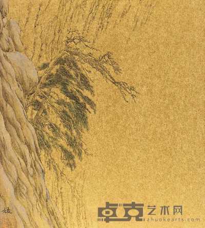 姚媛 山水 镜心 23.5×26.5cm